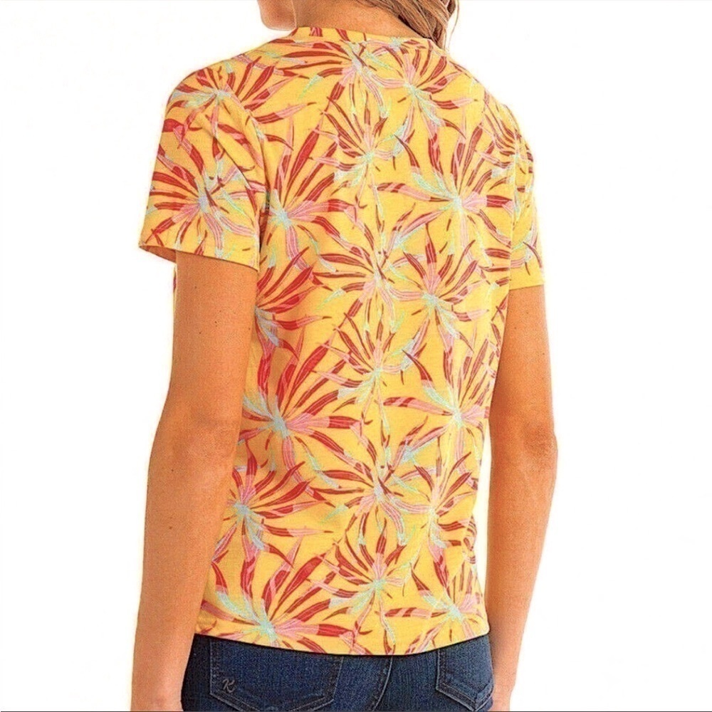 fresh produce Sunkissed Sunshine V-Neck Tee, S - Picture 5 of 10